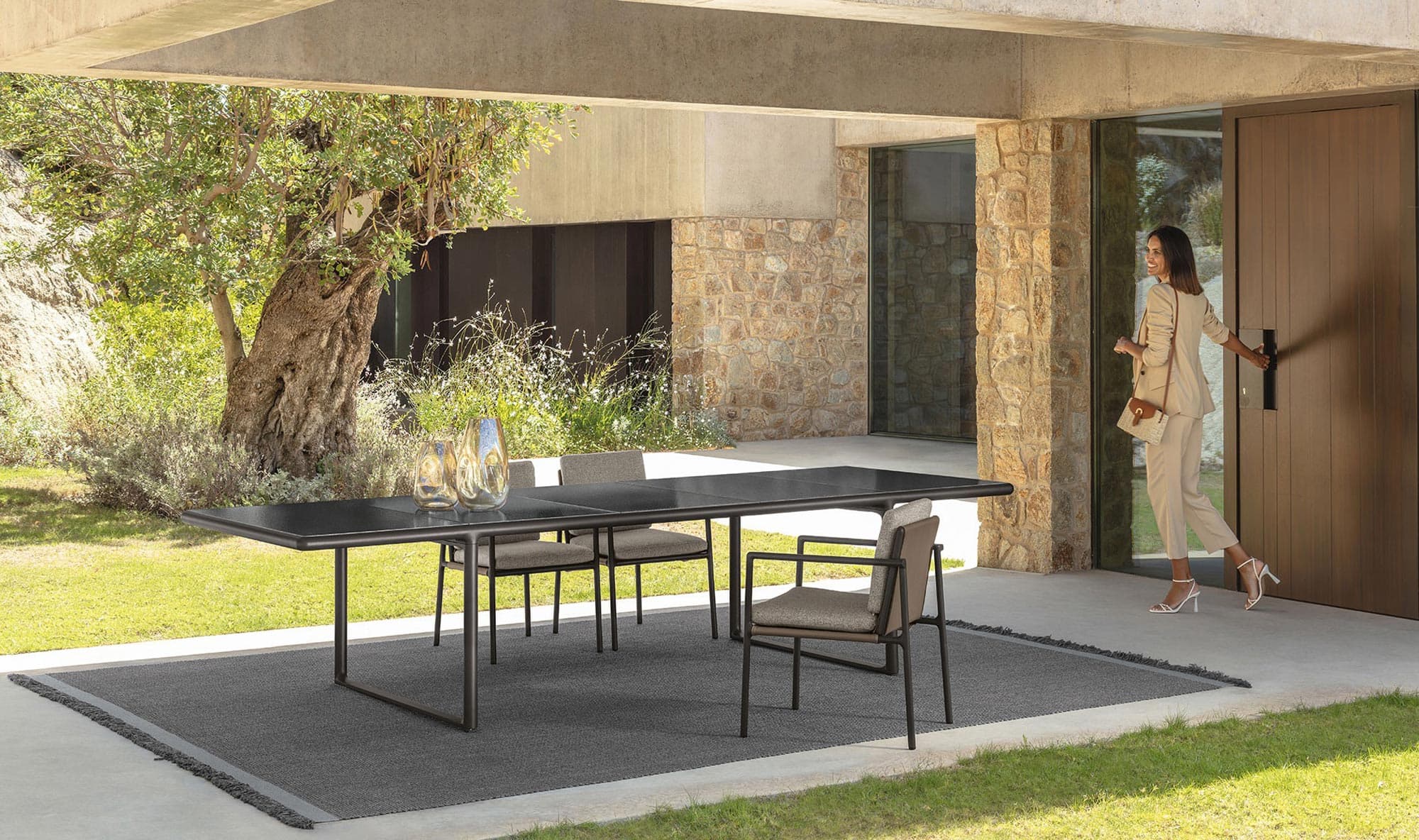 Tresse Outdoor Dining Table 270 x 110