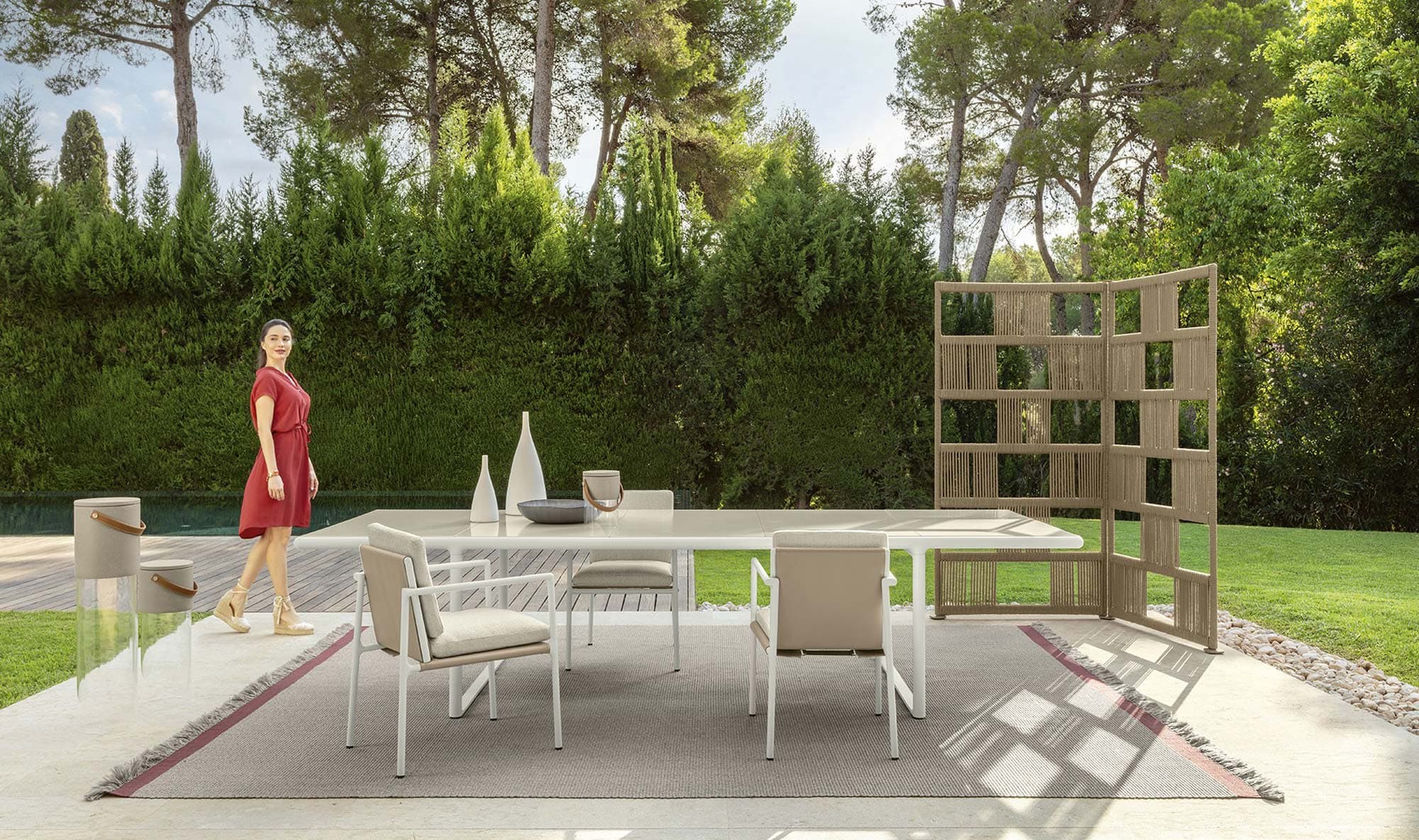 Tresse Outdoor Dining Table 270 x 110