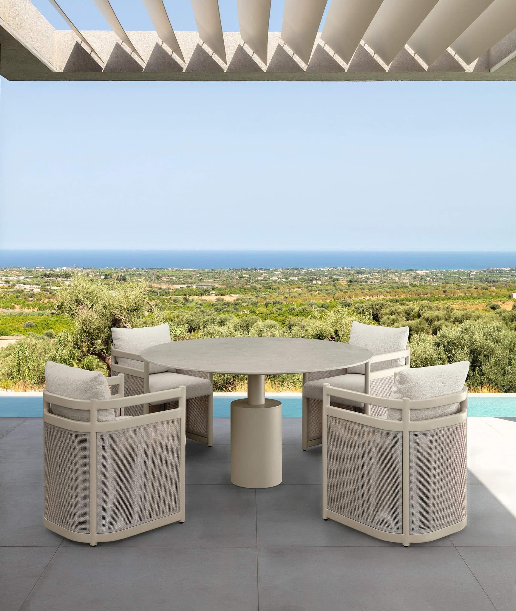 Talenti - Edwin Alu Dining Armchair