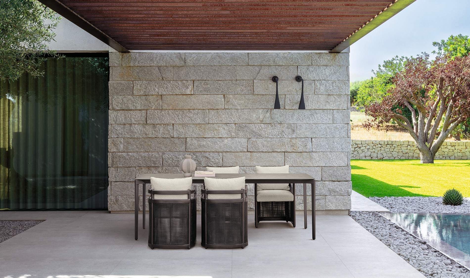 Talenti - Edwin Alu Dining Armchair
