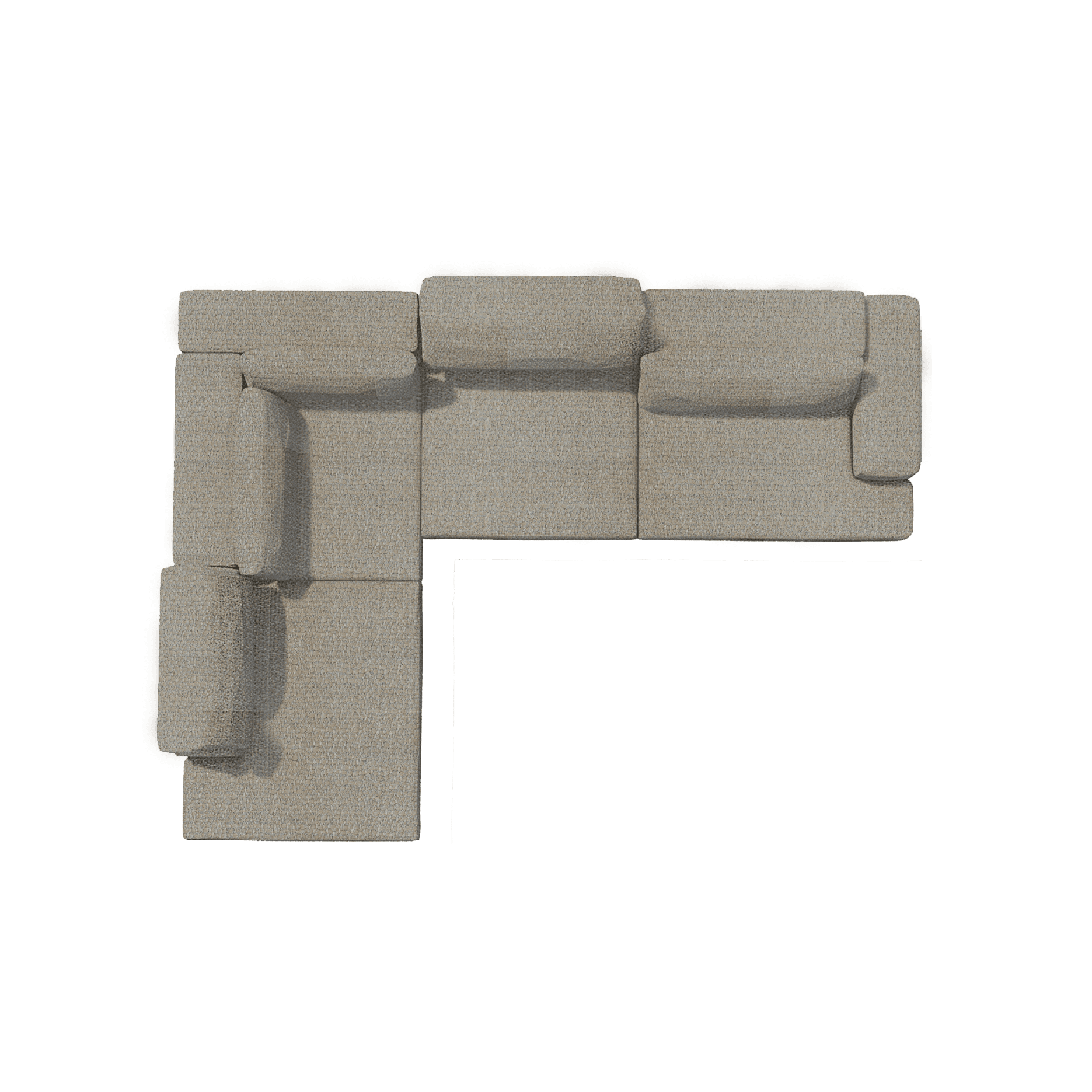 Upper 2-Piece Sectional with Left-Arm Chaise
