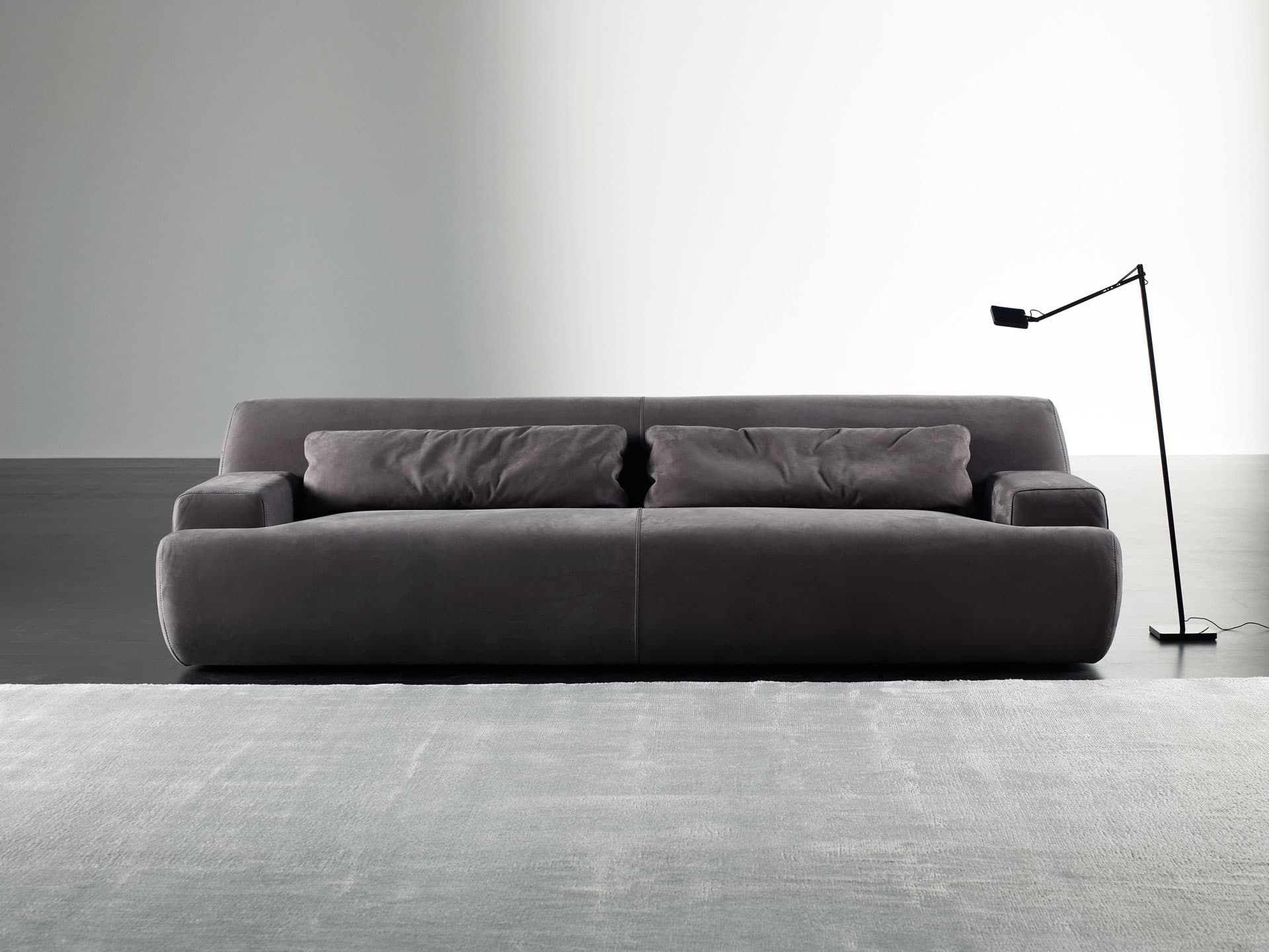 Norton 2-Arm Sofa Gray