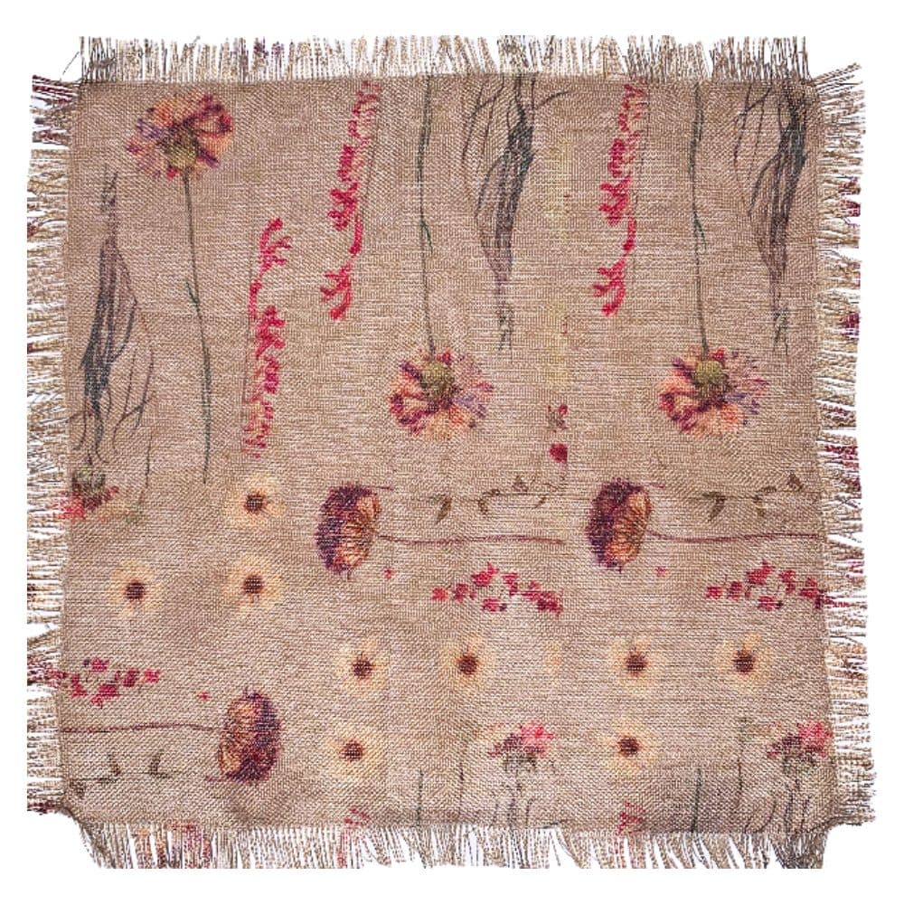 Rose Pink Floral Napkin Set of 6