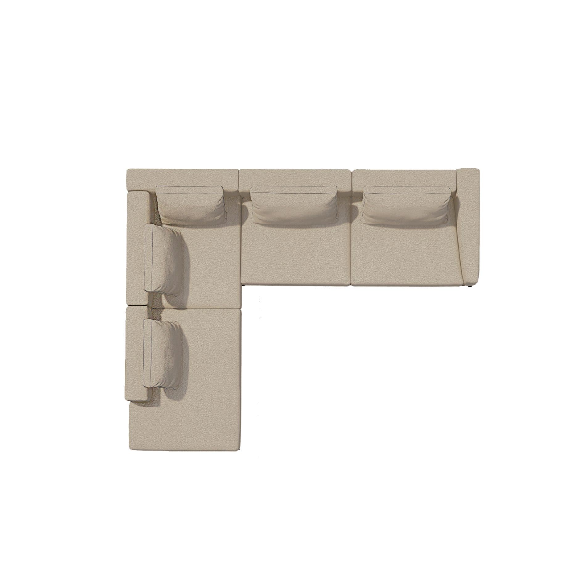 Pace 2-Piece L-Sectional Left, 133" x 85"