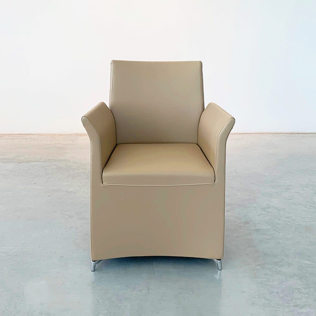 Dhalia Chair Cappuccino Leather